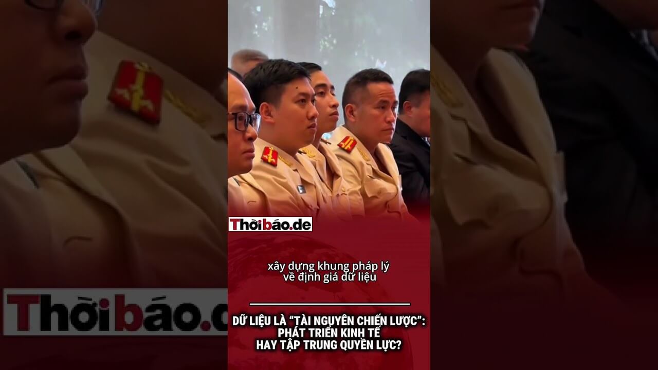 DỮ LIỆU LÀ “TÀI NGUYÊN CHIẾN LƯỢC”: PHÁT TRIỂN KINH TẾ HAY TẬP TRUNG QUYỀN LỰC?