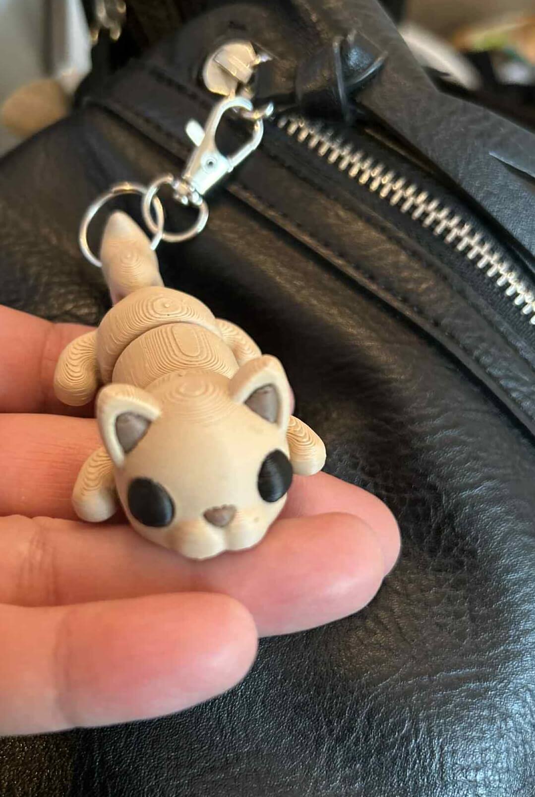 porte-clé chat articulé | Ch'amis pour la vie