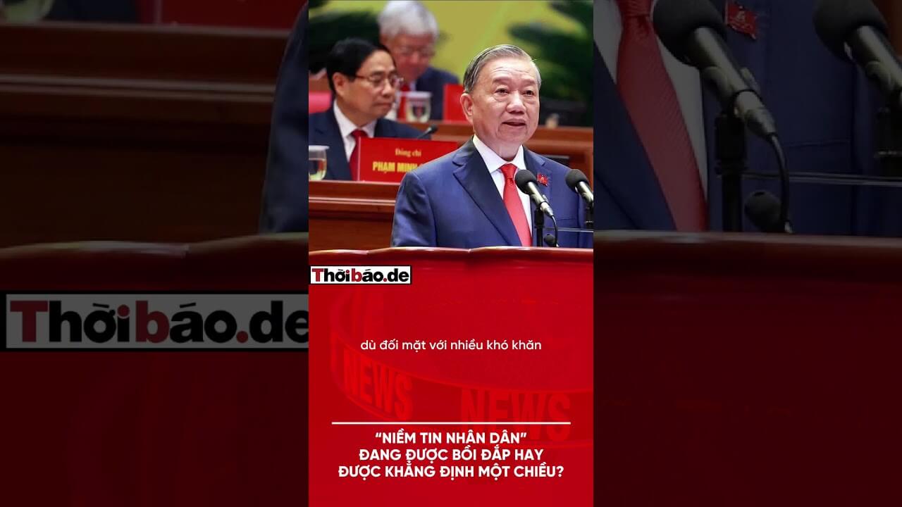 “NIỀM TIN NHÂN DÂN” ĐANG ĐƯỢC BỒI ĐẮP HAY ĐƯỢC KHẲNG ĐỊNH MỘT CHIỀU?