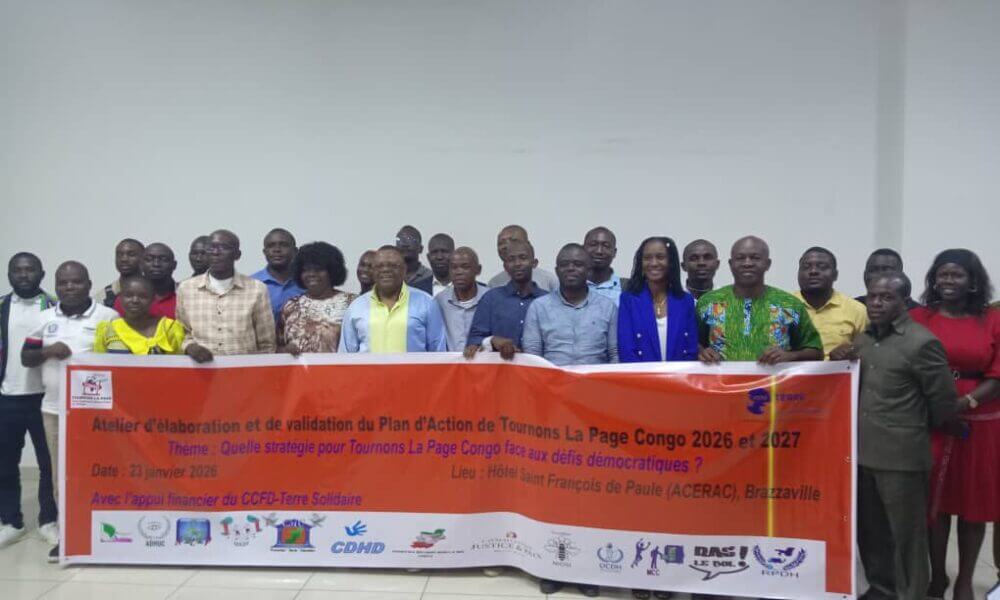 Présidentielle au Congo : Tournons La Page sonne l’alerte face aux dérives et dévoile sa feuille de route pour défendre la démocratie | Tournons la Page
