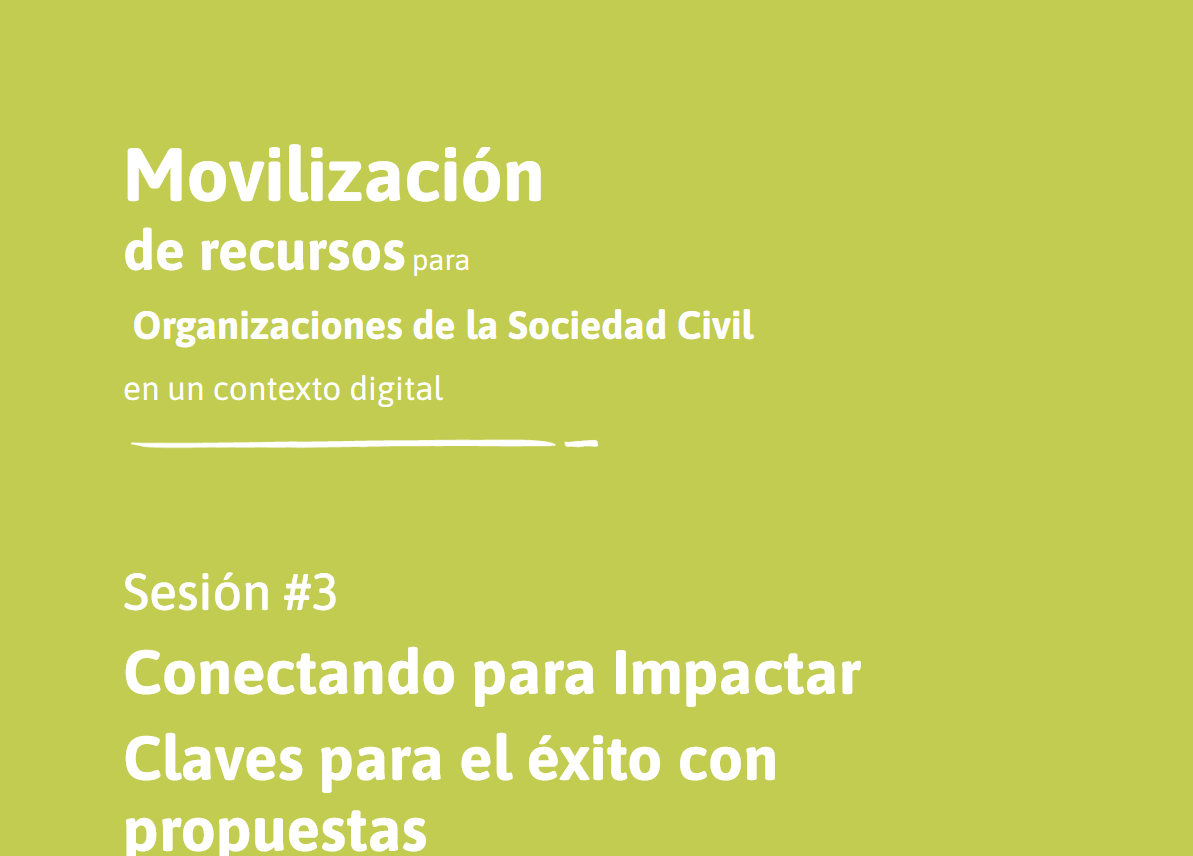 M3_S3 - Connecting to Make an Impact Keys to Success with Proposals Facilitator's Guide | Forus