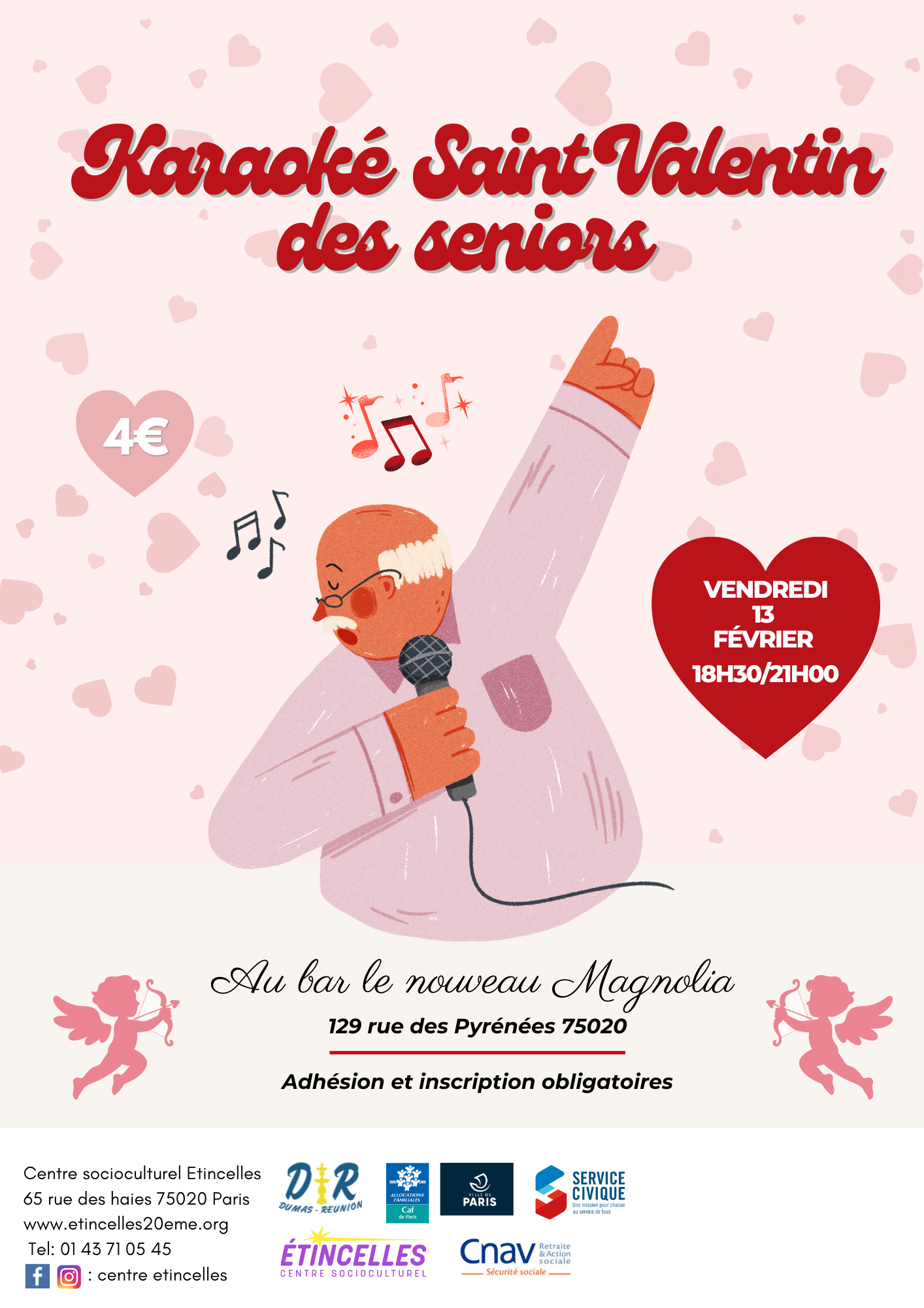 Karaoké Saint-Valentin des seniors | Etincelles