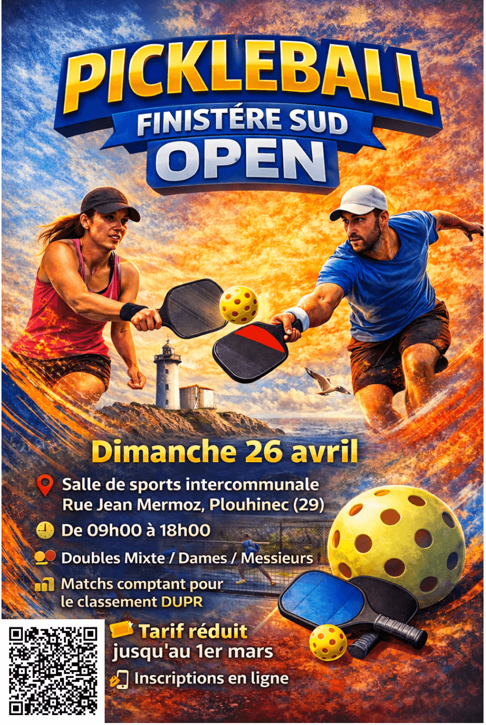 Tournoi FINISTERE SUD | Pickleball France