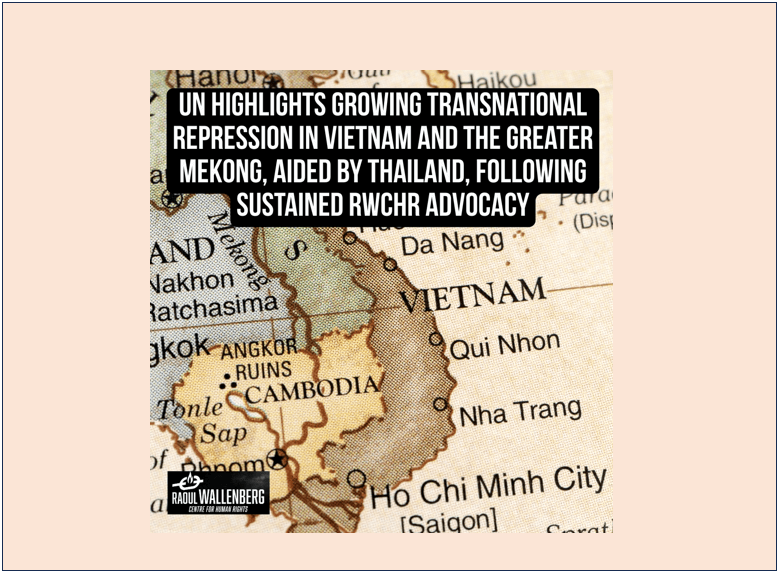 Việt Nam : Chính sách đàn áp xuyên quốc gia | Vietnam Fraternité
