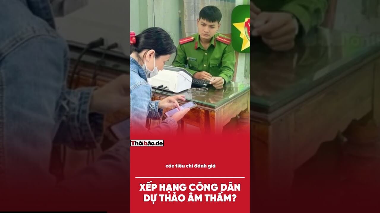 XẾP HẠNG CÔNG DÂN: DỰ THẢO ÂM THẦM?