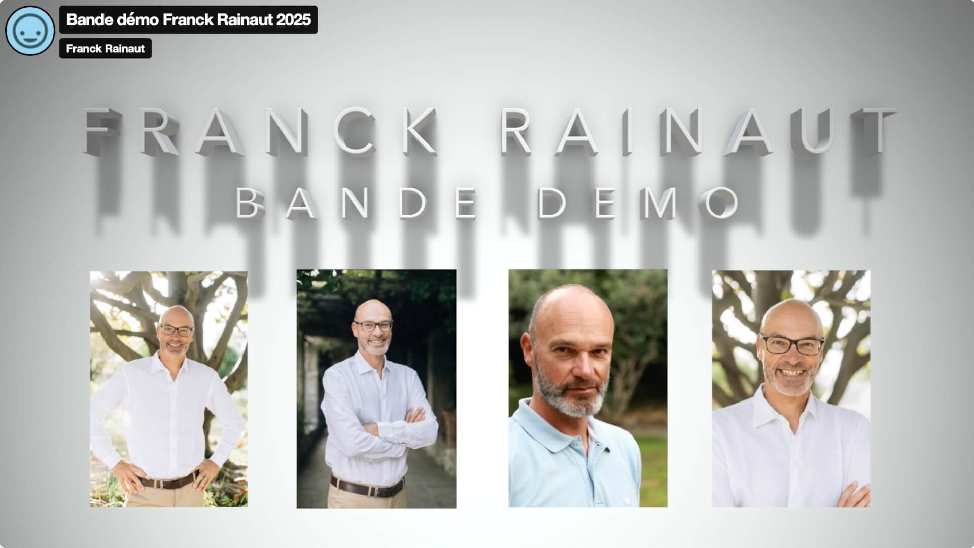 Bande démo Franck Rainaut 2025