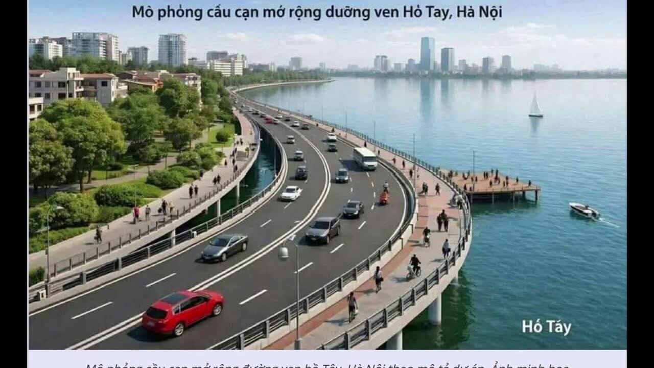 Dân Hà Nội phát hoảng: Chính quyền thành phố đề xuất làm đường cao tốc trên Hồ Tây!