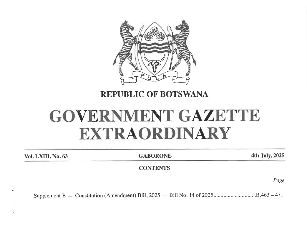 Government Gazette Extraordinary - 04.07.25 | Forus