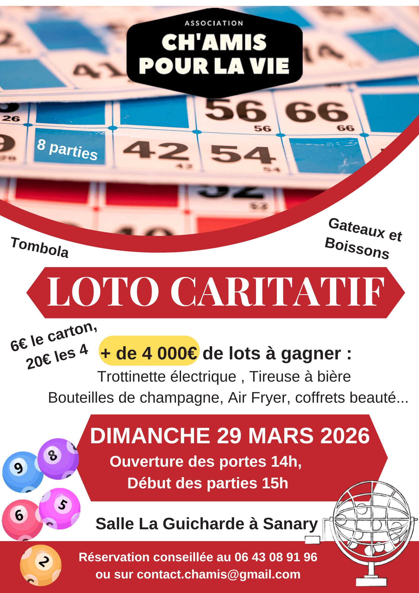 LOTO CH'AMIS POUR LA VIE 2026 | Ch'amis pour la vie