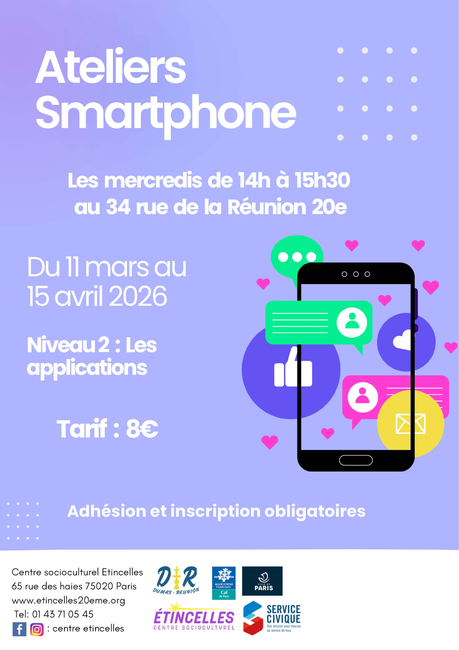 Atelier smartphone 📱 | Etincelles