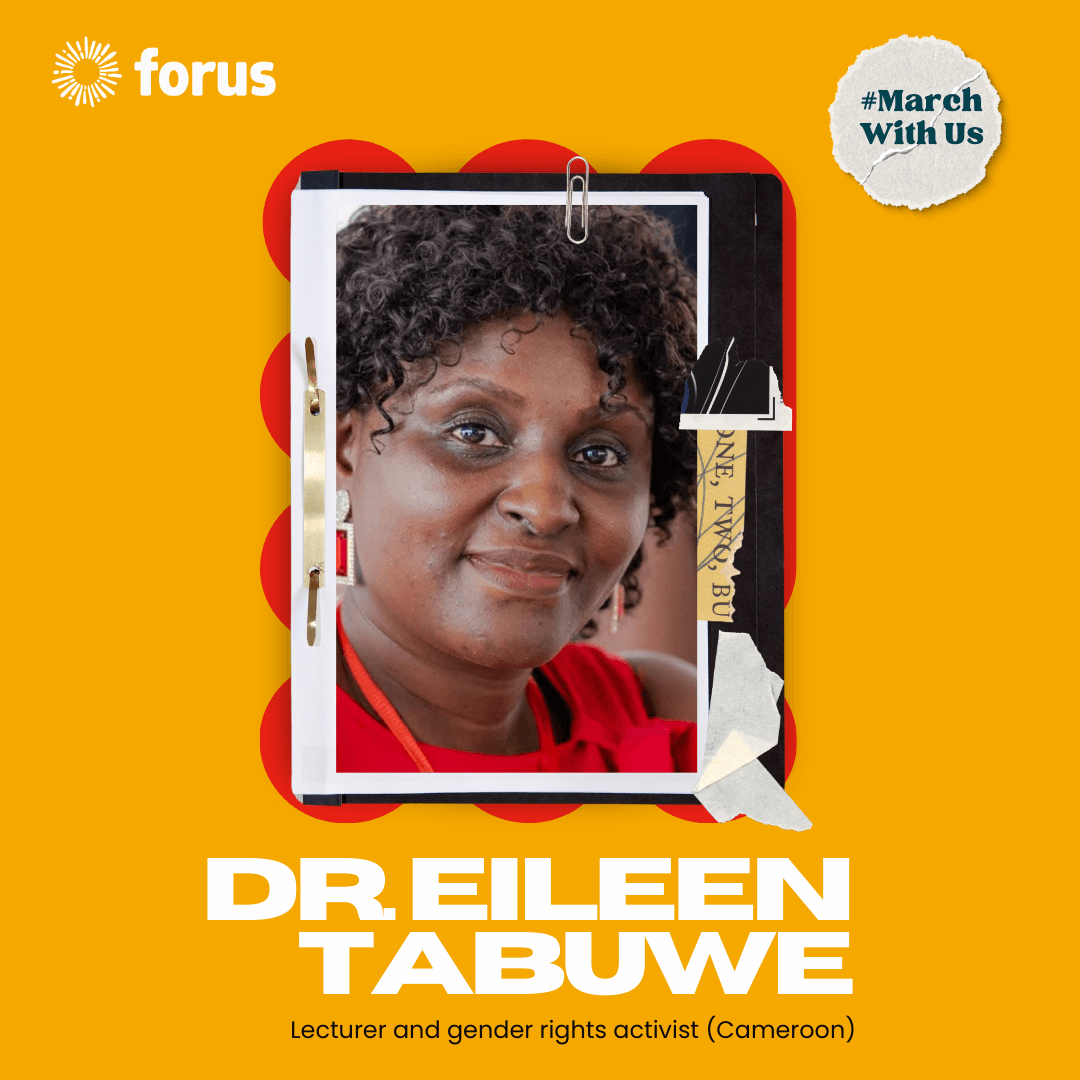 #MarchWithUs - Dr Eileen Tabuwe on Gender, Media & Power | Forus