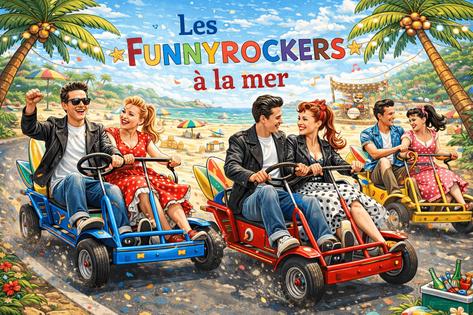 🌊 Les Funnyrockers à la mer ! 🎶 | Funnyrockers
