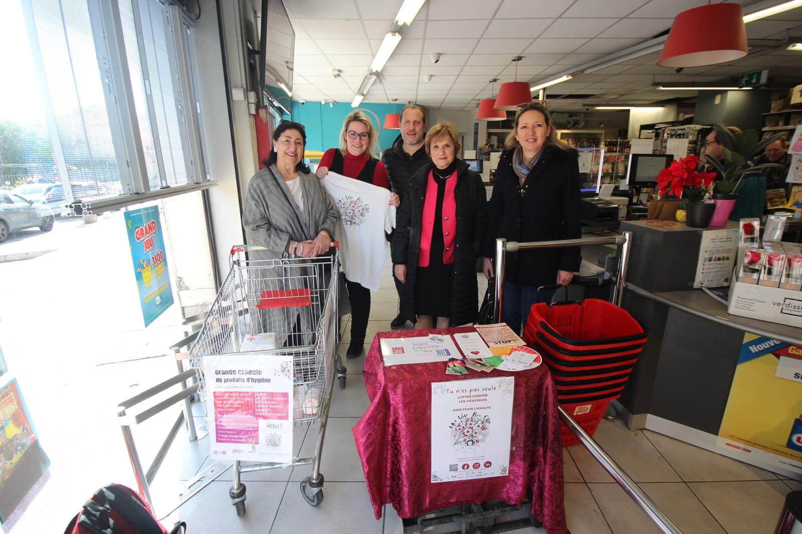 Grandes collectes de produits d'hygiène du 25/11/22 et 08/03/23 | Une Voix Pour Elles