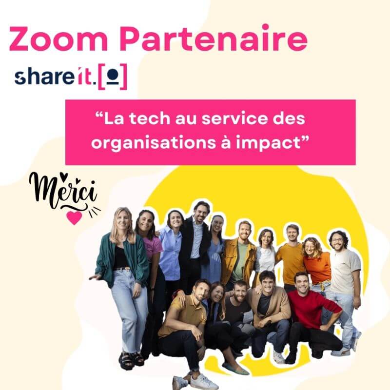 Zoom Partenaire SHARE IT | Une Voix Pour Elles
