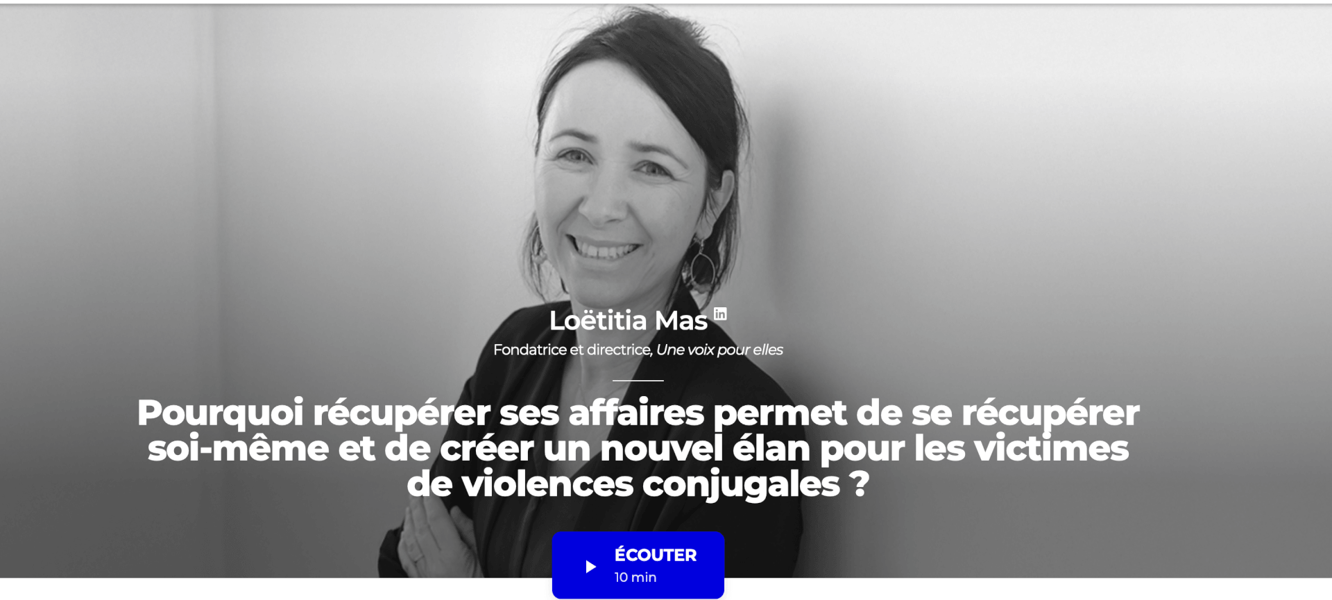 Podcast IMPACT INFO | Une Voix Pour Elles