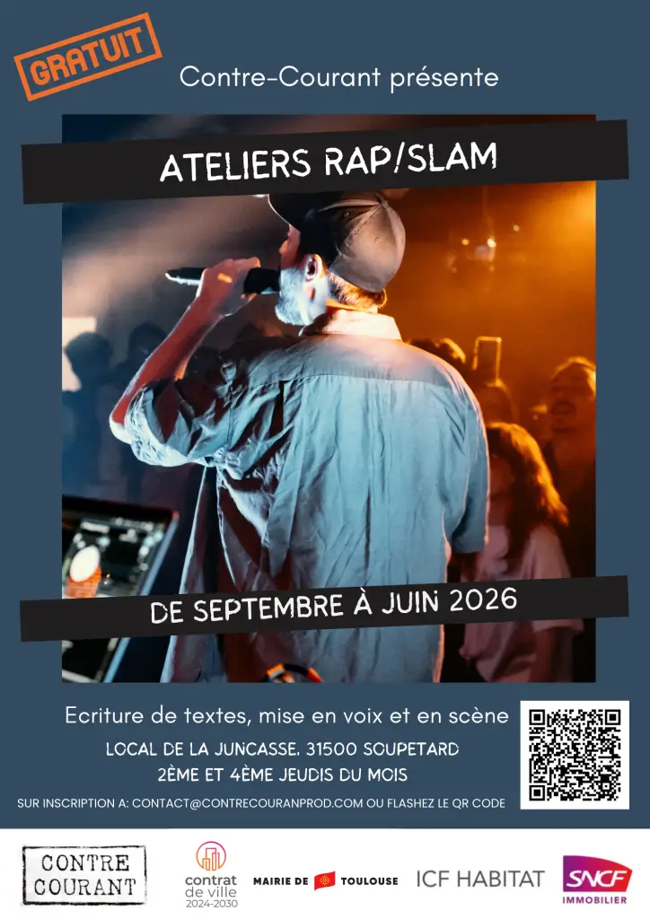 Nouveauté en cours! Les ateliers RAP/SLAM du quartier soupetard | Contre-Courant