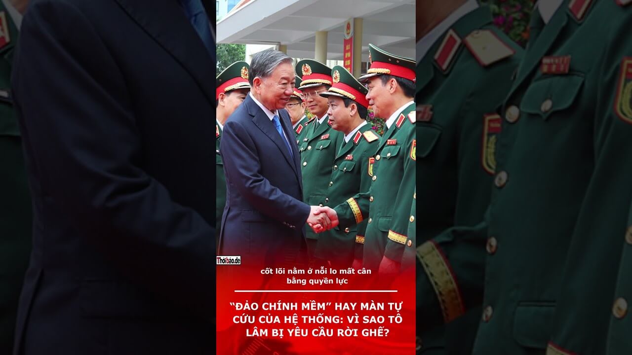 “Đảo chính mềm” hay màn tự cứu của hệ thống: vì sao Tô Lâm bị yêu cầu rời ghế?