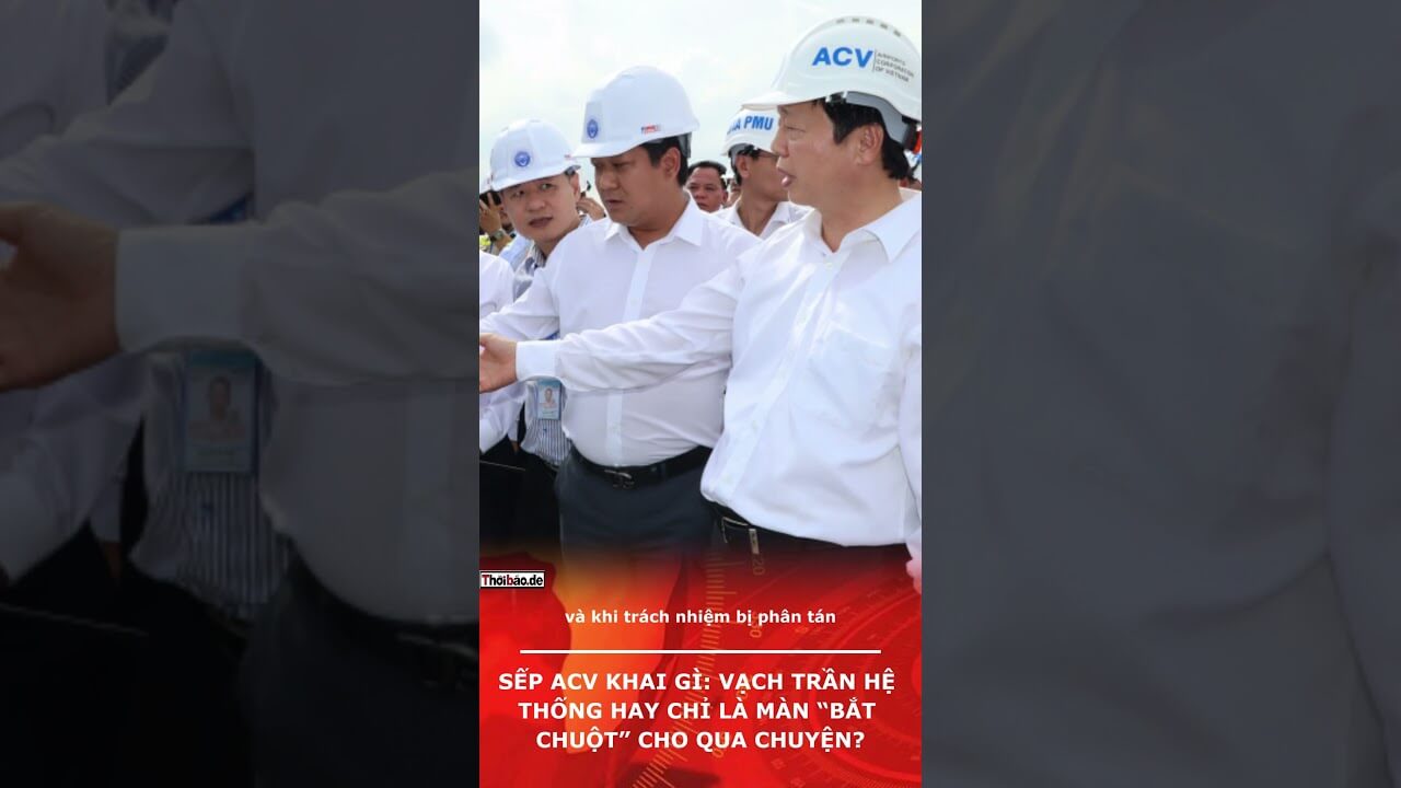 Sếp ACV khai gì: vạch trần hệ thống hay chỉ là màn “bắt chuột” cho qua chuyện?