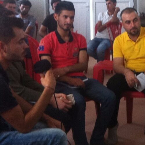 Rayli, Natifa, Oussef, Bassima, Leyfe, from Bersive IDP Camp - Child Marriage | Radio activite