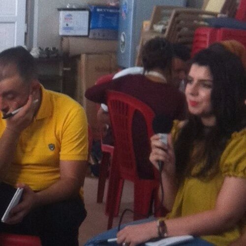 Walima, Reem, Walid & Rokan from Bersive IDP Camp - Education | Radio activite