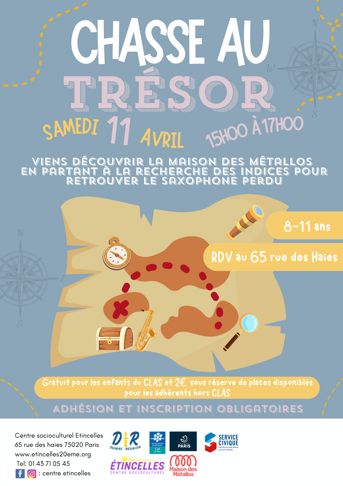 Chasse au trésor | Etincelles