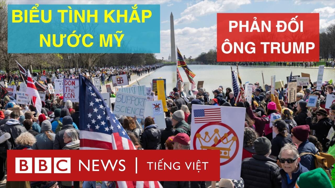 BIỂU TÌNH PHẢN ĐỐI ÔNG TRUMP TRÊN KHẮP NƯỚC MỸ