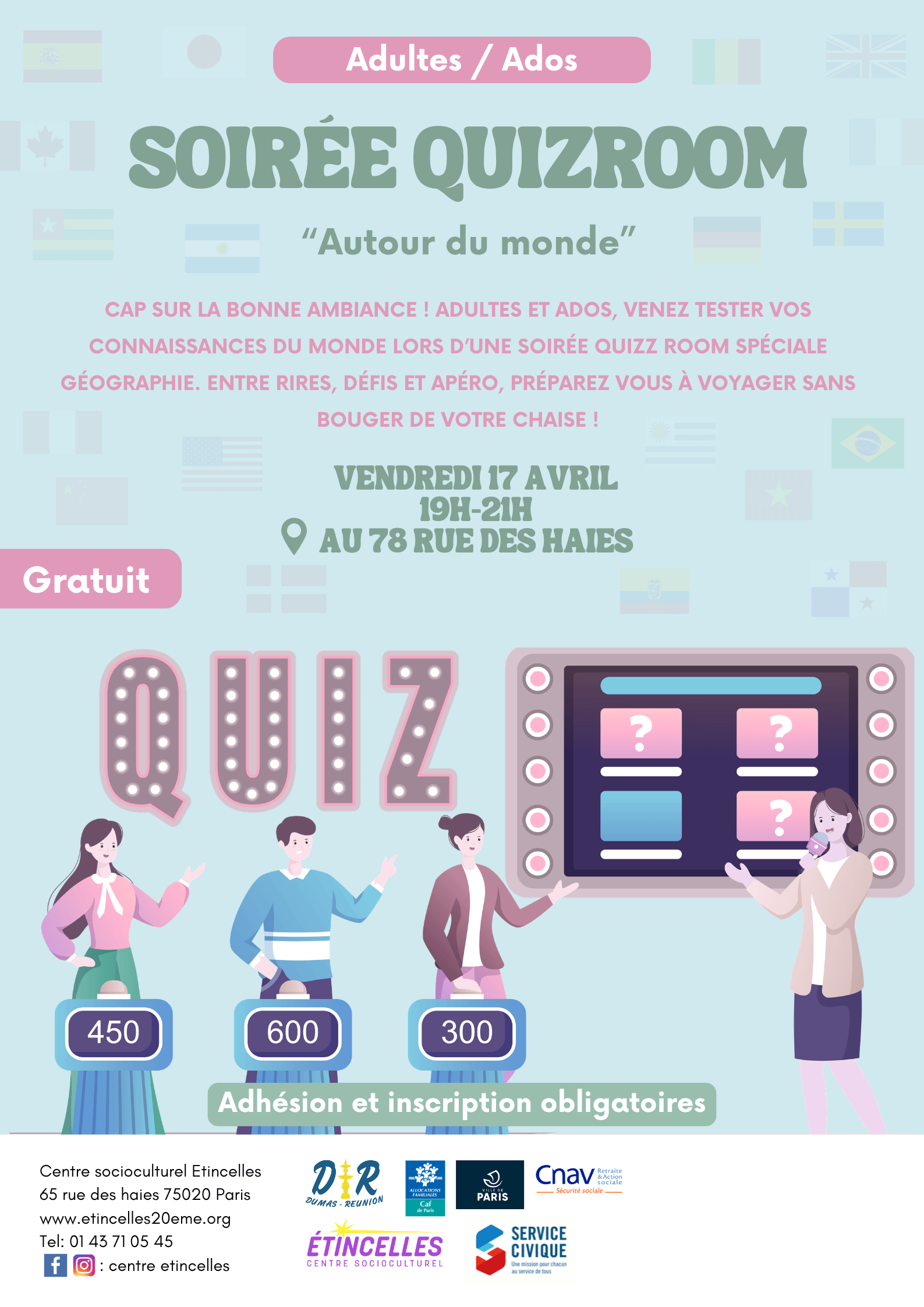 Soirée Quiz Room | Etincelles