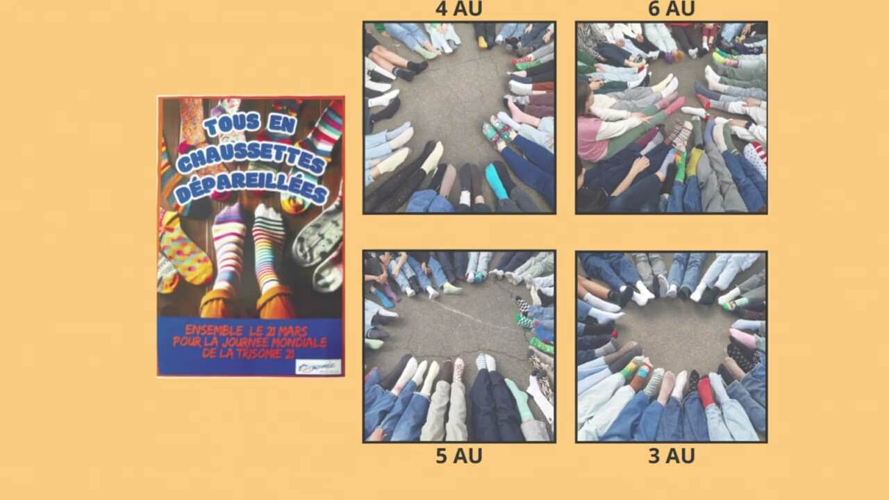 Les chaussettes dépareillées de 2026! | Trisomie 21 Nouvelle Aquitaine