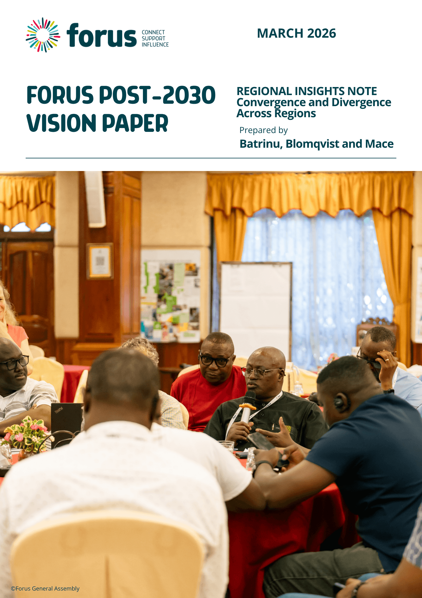 Forus Post-2030 Vision Paper - REGIONAL INSIGHTS NOTE | Forus