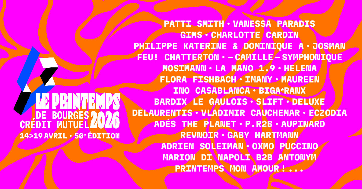Présentation de la 50e édition du Printemps de Bourges Crédit Mutuel, le festival de musique, de l'émergence et de la création | TACK