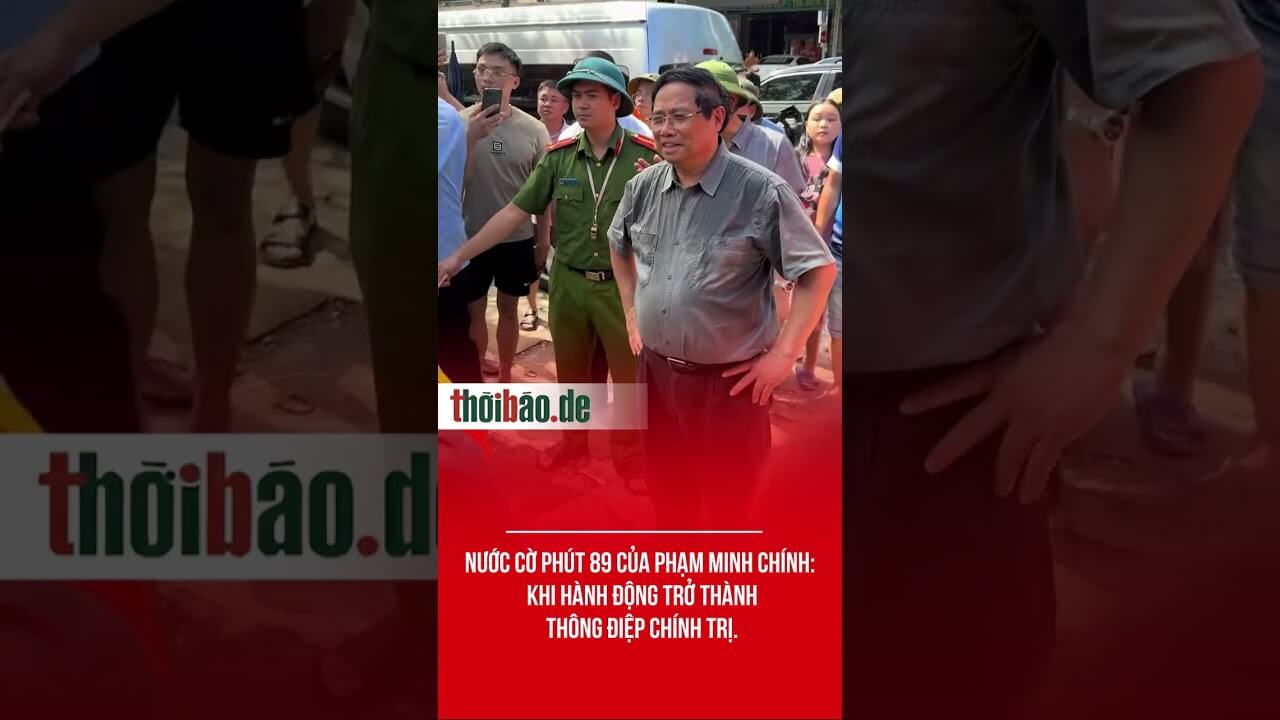 Nước cờ phút 89 của Phạm Minh Chính: Khi hành động trở thành thông điệp chính trị.