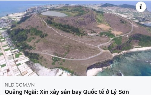 Sân bay quốc tế Lý Sơn : chuyện cười ra nước mắt ! | Vietnam Fraternité