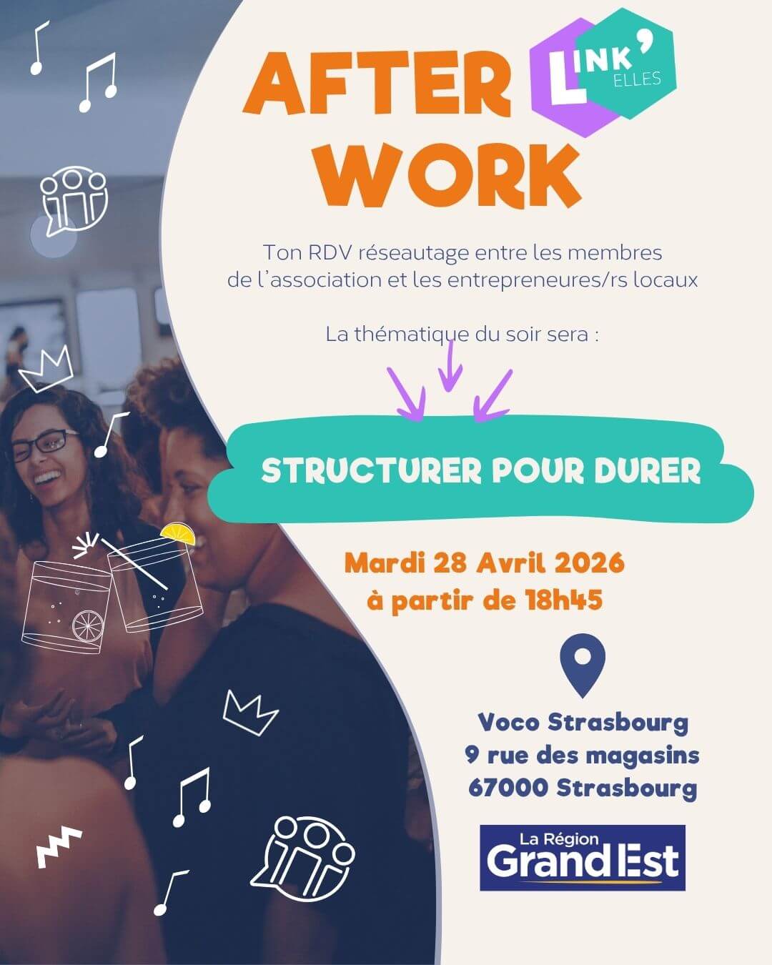 Afterwork Link'Elles #4 - Grand Est (Strasbourg) | Link'Elles