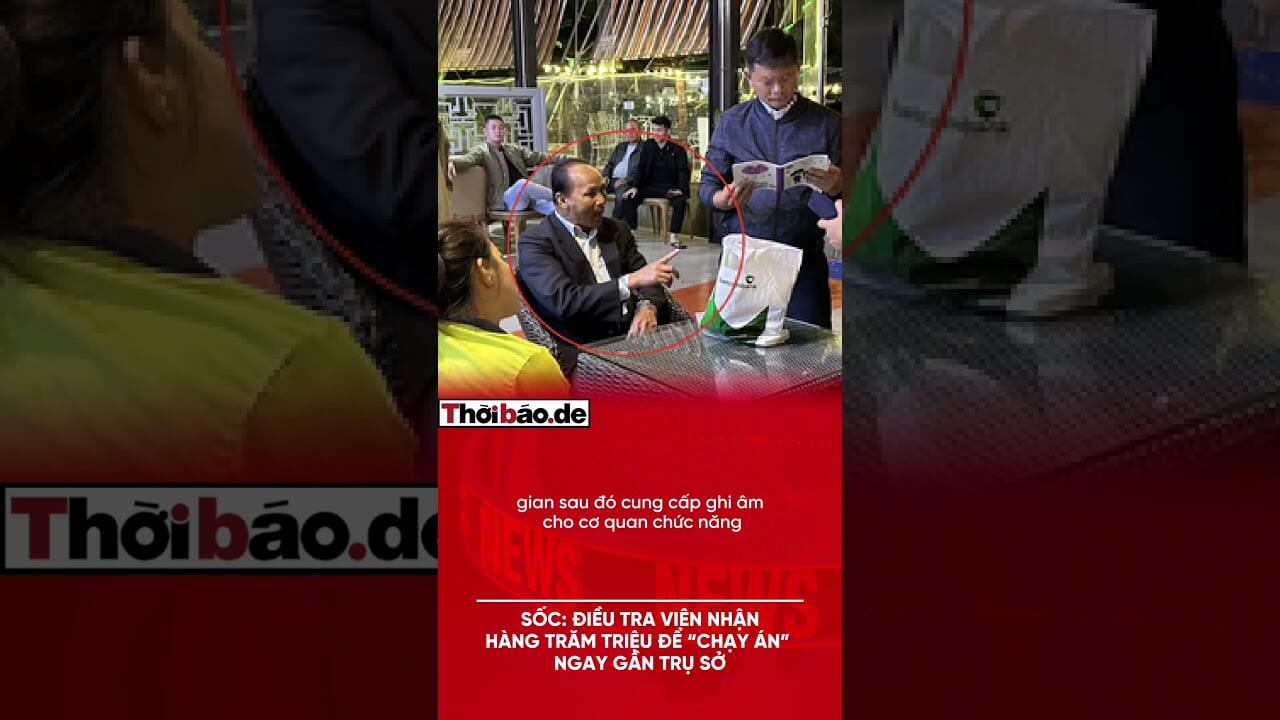 Điều tra viên nhận hàng trăm triệu để “chạy án” ngay gần trụ sở!