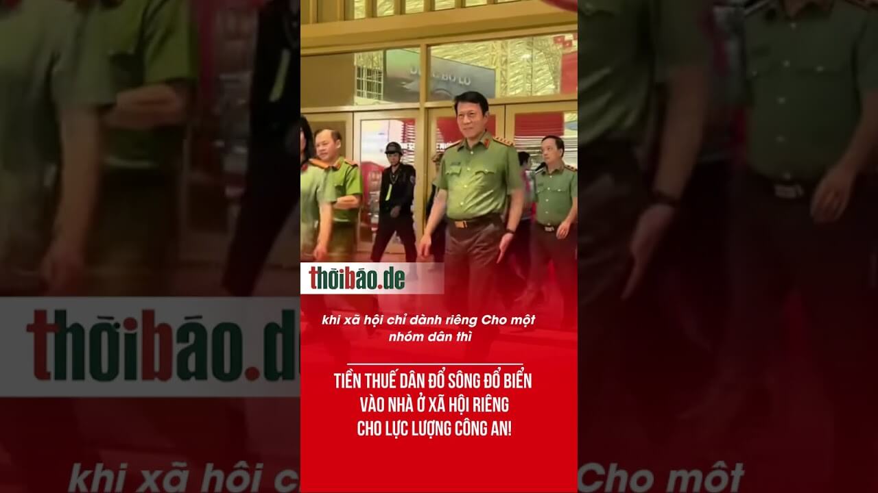 Tiền thuế dân đổ sông đổ biển vào nhà ở xã hội riêng cho lực lượng Công an!