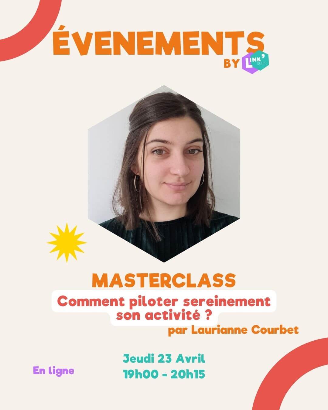 Masterclass - "Comment piloter sereinement son activité ?" | Link'Elles