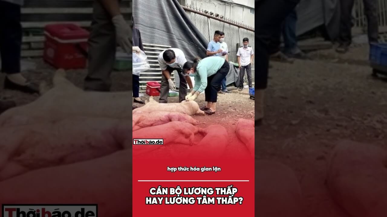 Cán bộ lương thấp hay lương tâm thấp?