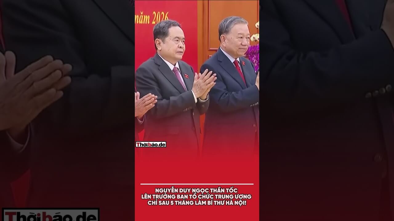 Nguyễn Duy Ngọc thần tốc lên Trưởng Ban Tổ chức Trung ương chỉ sau 5 tháng làm Bí thư Hà Nội!