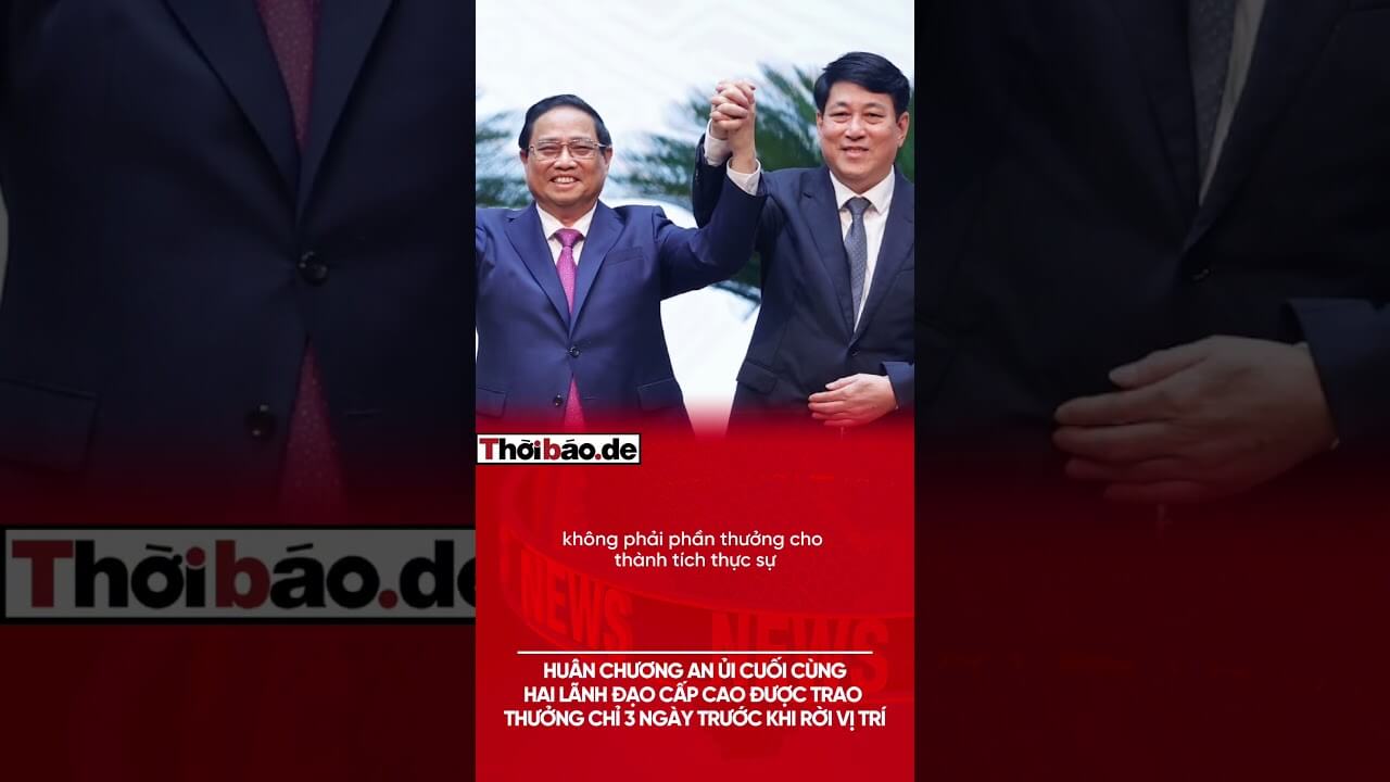 Huân chương an ủi cuối cùng: Hai lãnh đạo cấp cao được trao thưởng chỉ 3 ngày trước khi rời vị trí!