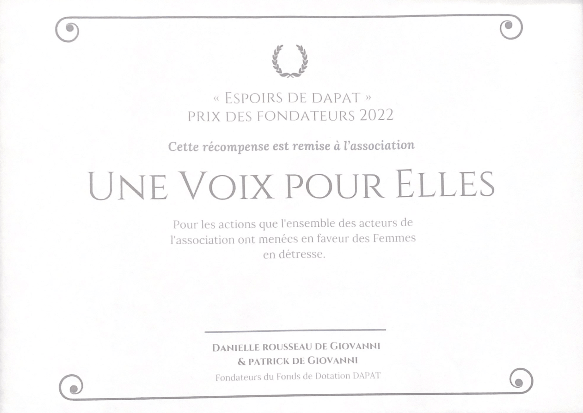 - | Une Voix Pour Elles