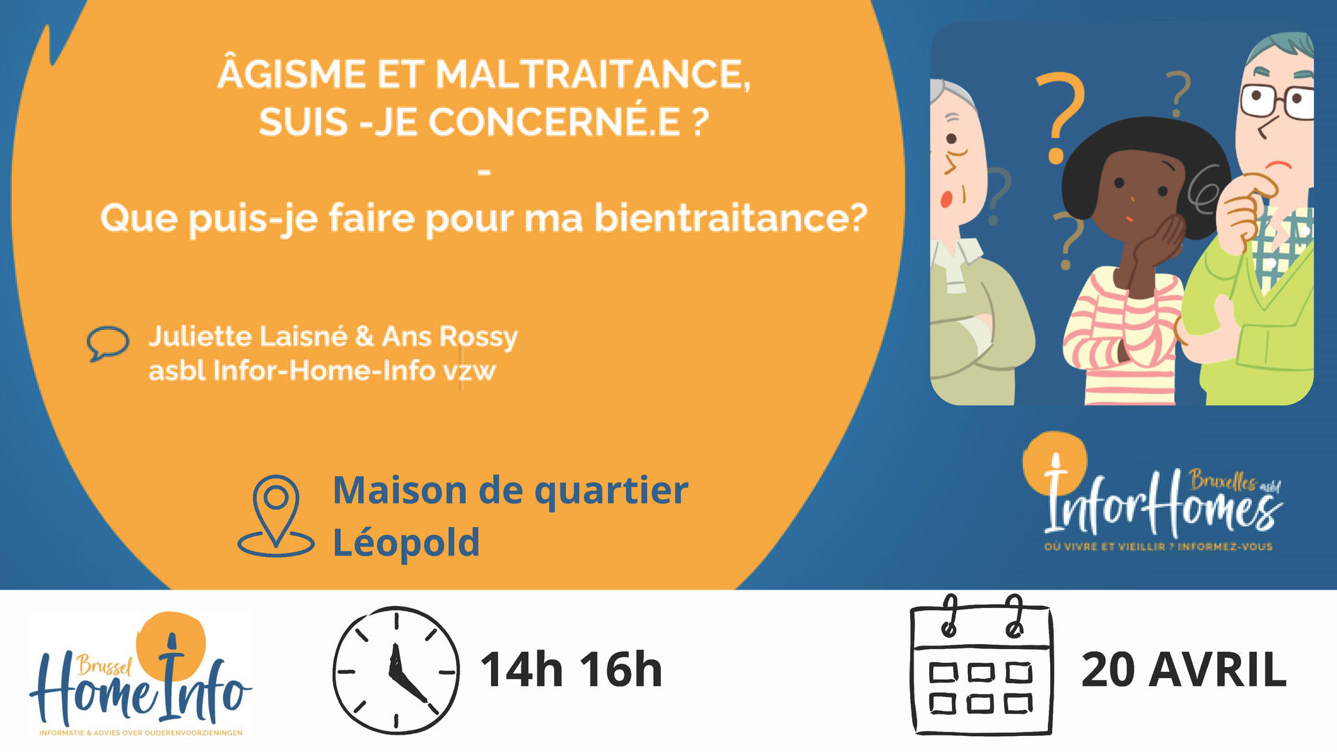 Séance d’information et de prévention à la MDQ Léopold | MDQ - Maison de Quartier Buurthuizen