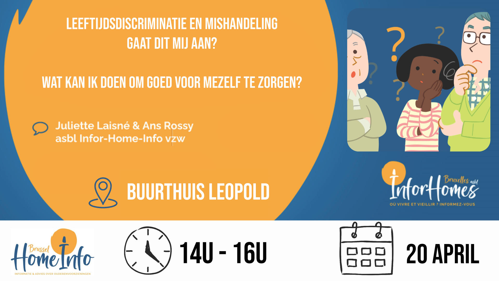 Séance d’information et de prévention à la MDQ Léopold | MDQ - Maison de Quartier Buurthuizen