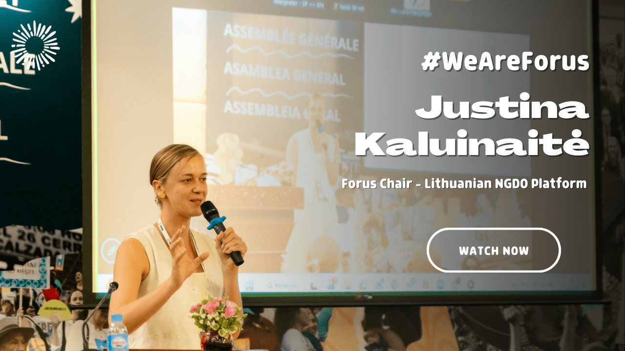 #WeAreForus - With Forus Chair Justina Kaluinaitė on the power of connections in civil society | Forus