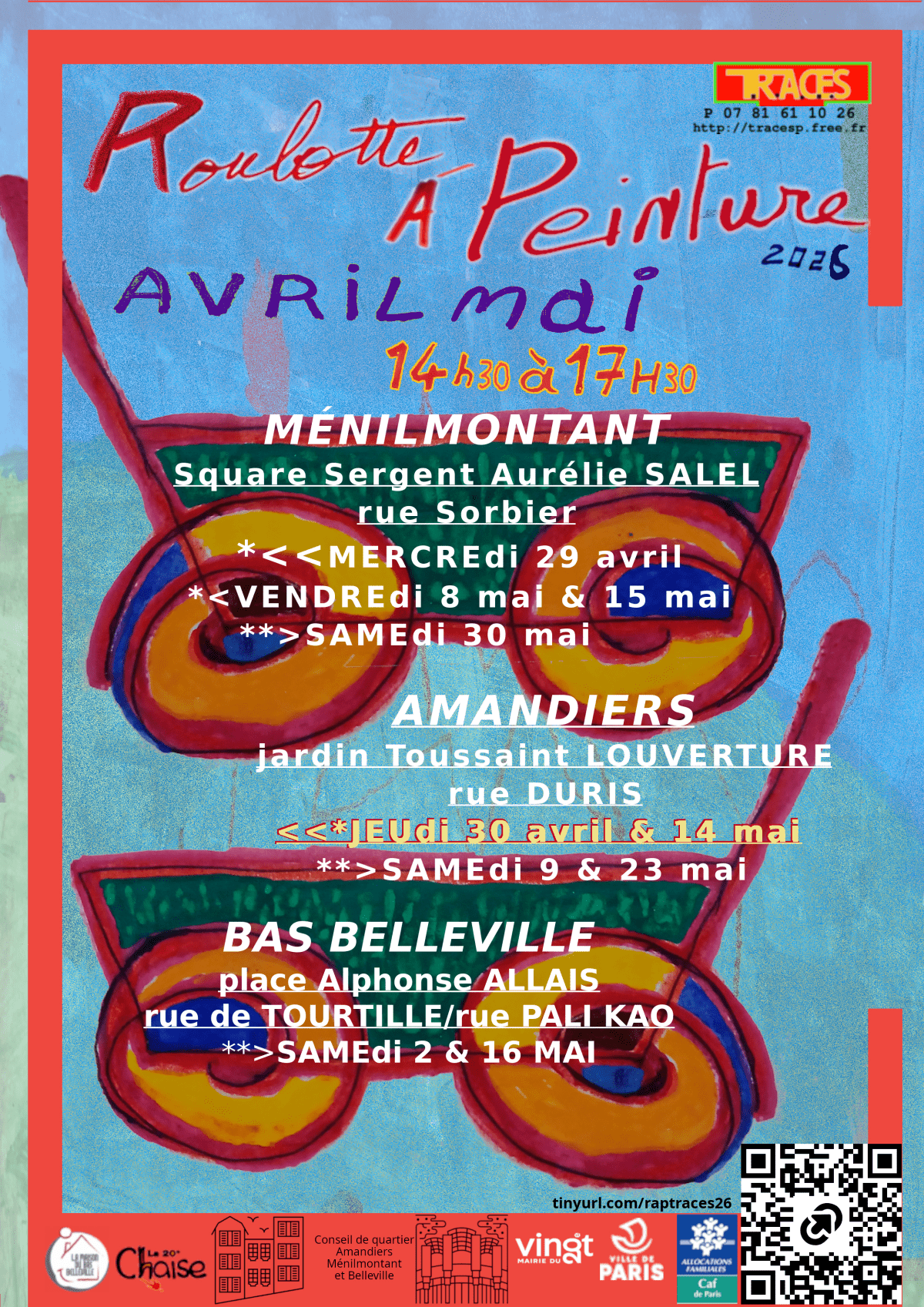 La Roulotte À PEINTURE | Agenda du quartier