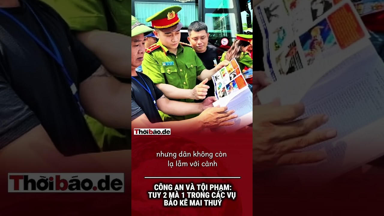 Công an và tội phạm: Tuy hai mà một trong các vụ bảo kê mai thuý.