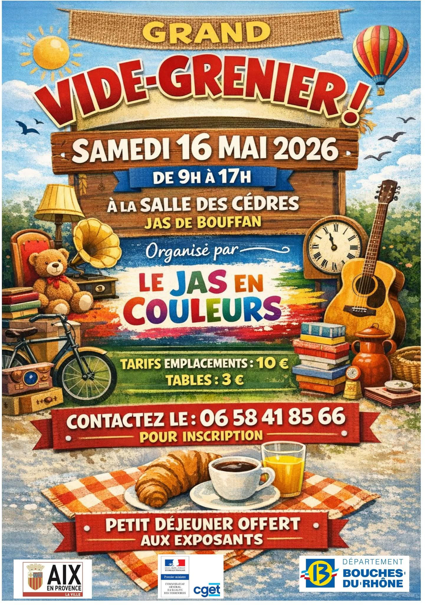 VIDE GRENIER JAS EN COULEURS | Agenda du quartier