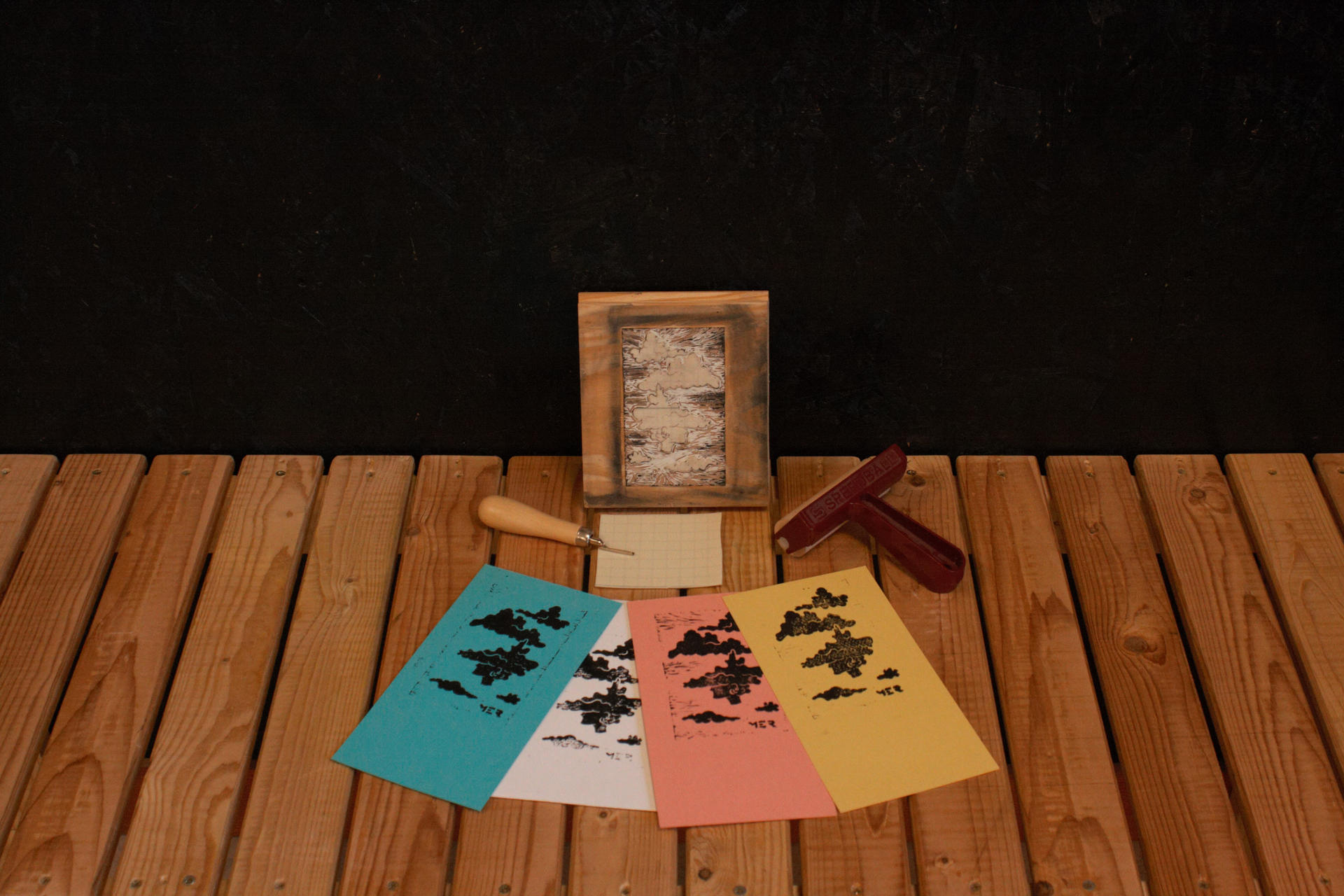 ATELIER / Linogravure / 5€ | La Venelle