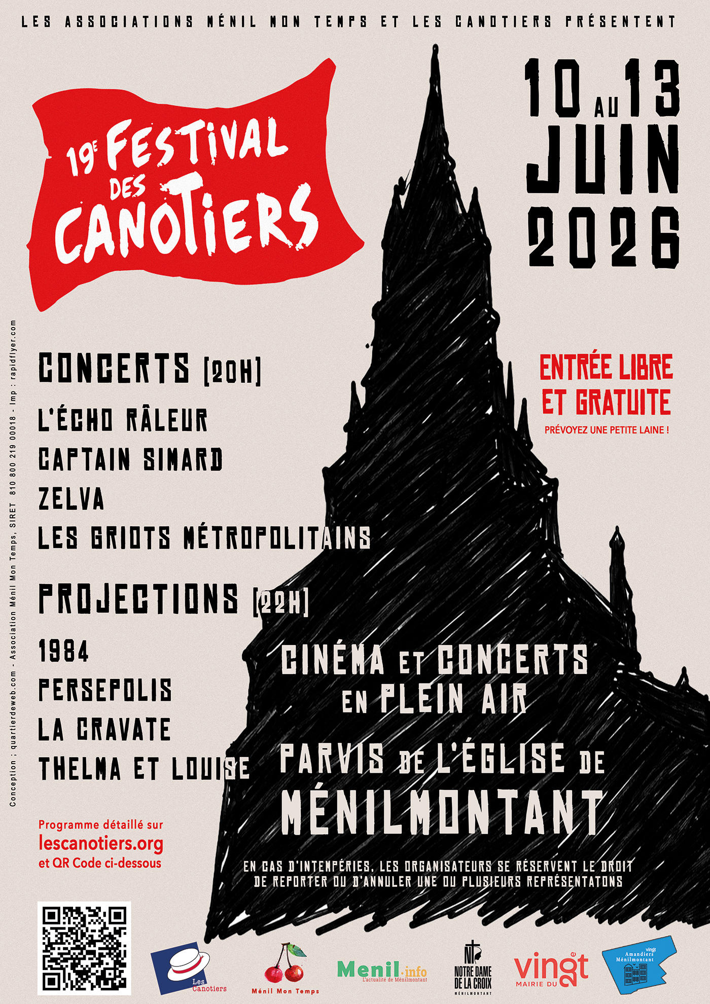 19e festival des Canotiers | Agenda du quartier