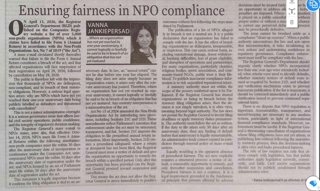 Ensuring fairness in NPO compliance | Forus