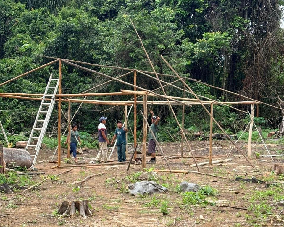 Une nouvelle étape pour le chantier d'insertion de Liane à Antecume-Pata ! | Lien Et Insertion Pour La Guyane
